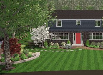 Landscape Design Residence - View 1, Allendale, NJ