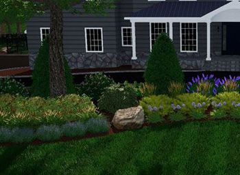 Landscape Design Residence - View 1, Mahwah, NJ