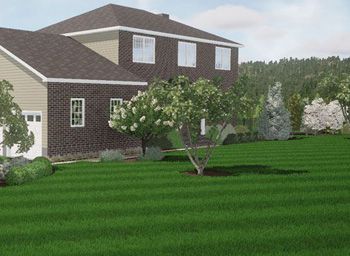 Landscape Design Residence - View 1, Ho Ho Kus, NJ