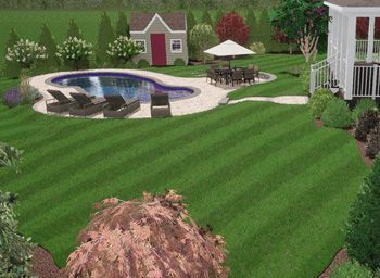 Landscape Design Residence - View 2, Ho Ho Kus, NJ
