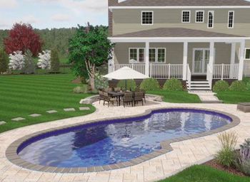Landscape Design Residence - View 3, Ho Ho Kus, NJ